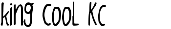king cooL KC font