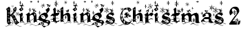 download Kingthings Christmas 2 font