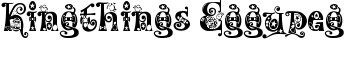 Kingthings Eggypeg font