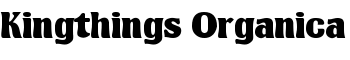 Kingthings Organica font