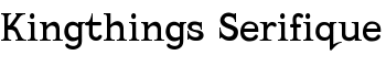 download Kingthings Serifique font