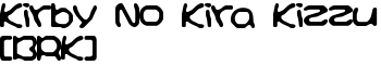 Kirby No Kira Kizzu [BRK] font