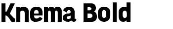 download Knema Bold font