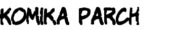 download Komika Parch font