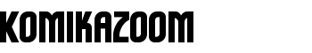 download Komikazoom font