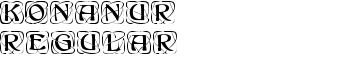 Konanur Regular font