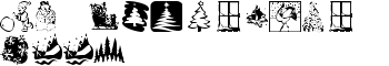 KR Christmas 2001 font