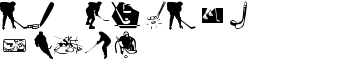 KR Hockey Dings font