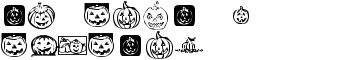 KR Pick A Pumpkin font