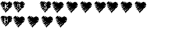 KR Scribble Heart font