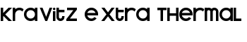 Kravitz Extra Thermal font