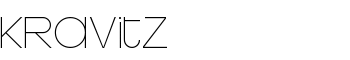 Kravitz font