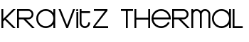 download Kravitz Thermal font