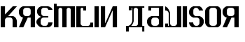 KREMLIN ADVISOR font