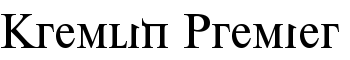 download Kremlin Premier font