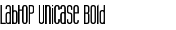 Labtop Unicase Bold font