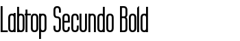 download Labtop Secundo Bold font