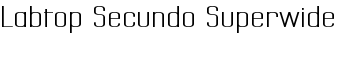 download Labtop Secundo Superwide font