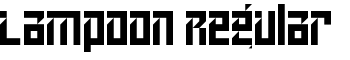 Lampoon Regular font