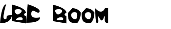 LBC Boom font