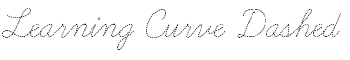 downloadLearning Curve Dashed font