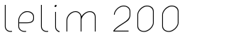 lelim 200 font