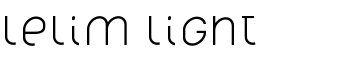 lelim Light font