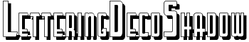 LetteringDecoShadow font