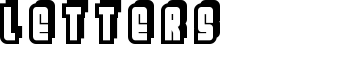 Letters font