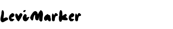 LeviMarker font