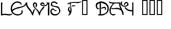 Lewis F. Day 191 font