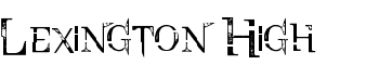 download Lexington High font