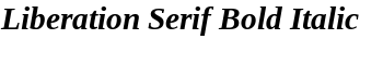 download Liberation Serif Bold Italic font
