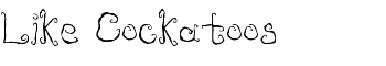 Like Cockatoos font