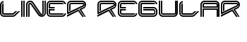 Liner Regular font