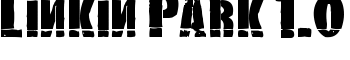 Linkin Park 1.0 font