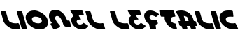 download Lionel Leftalic font