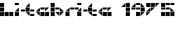 Litebrite 1975 font