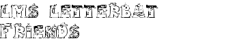 LMS Letterbat Friends font