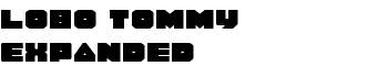 Lobo Tommy Expanded font
