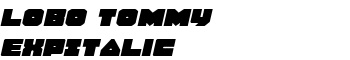 download Lobo Tommy ExpItalic font