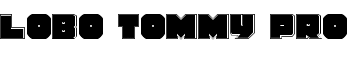 Lobo Tommy Pro font