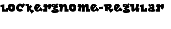 Lockergnome-Regular font