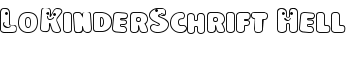 download LoKinderSchrift Hell font