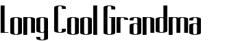 download Long Cool Grandma font