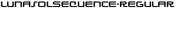 LunasolSequence-Regular font