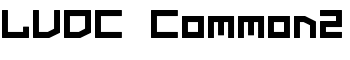 LVDC Common2 font