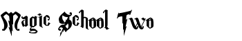 Magic School Two font