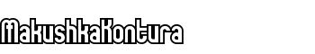 MakushkaKontura font