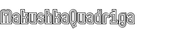 MakushkaQuadriga font